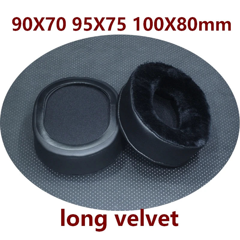 90X70 95X75 100x80 мм сменные амбушюры квадратные бархатные амбушюры мягкие амбушюры из пены с эффектом памяти для Sennheiser для Sony