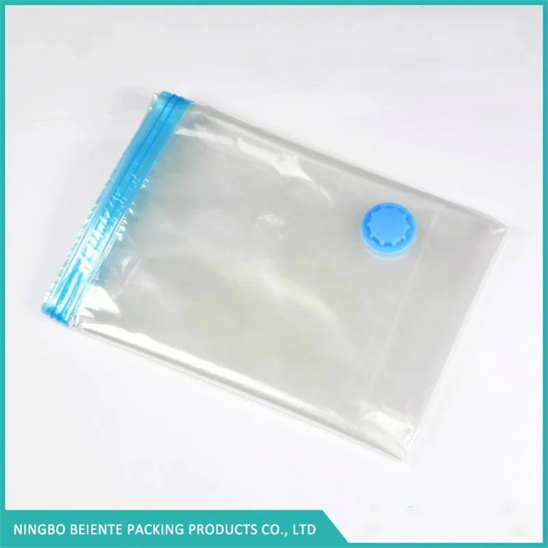 Home Organizer Vacuum Bag Storage Bag Seal Packet With Valve Package Transparent Border Foldable Compressed Travel Saving Bag