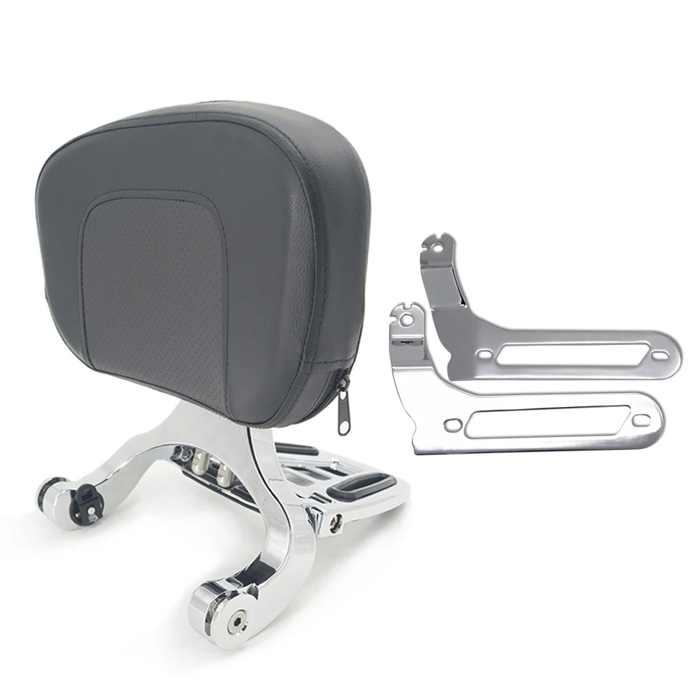 Multi-Purpose Driver Passenger Backrest Sissy Bar For Harley Fat Boy Street Bob Dyna Softail  Sportster  Touring Road King