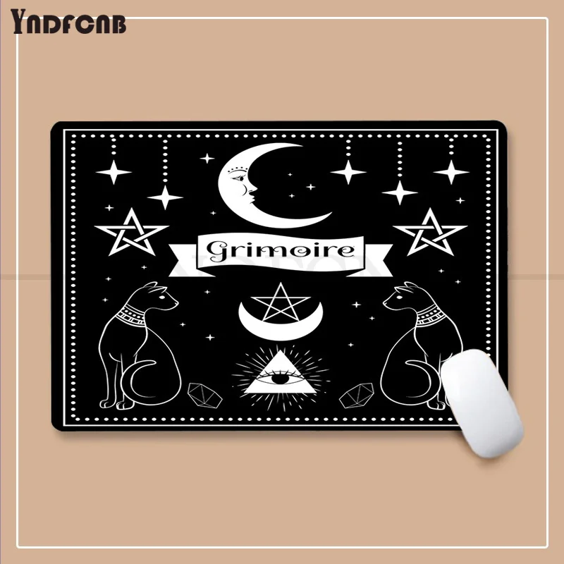 Bruxas Moon Tarot Mouse Pad, Rubber Gaming Mousepad, Mousepad para Overwatch, CS Go, World of warcraft, tamanho grande