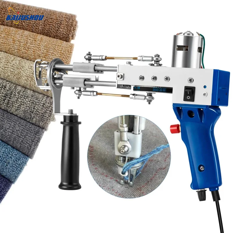 

1 pcs Electric carpet tufting gun hand gun Carpet weaving flocking machines Loop Pile TD-01