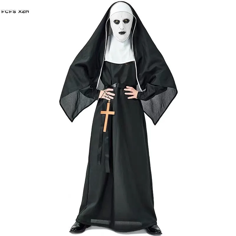 s-xl-adult-unisex-halloween-priest-nun-costumes-zombie-walking-dead-scary-cosplay-purim-carnival-nightclub-role-play-party-dress