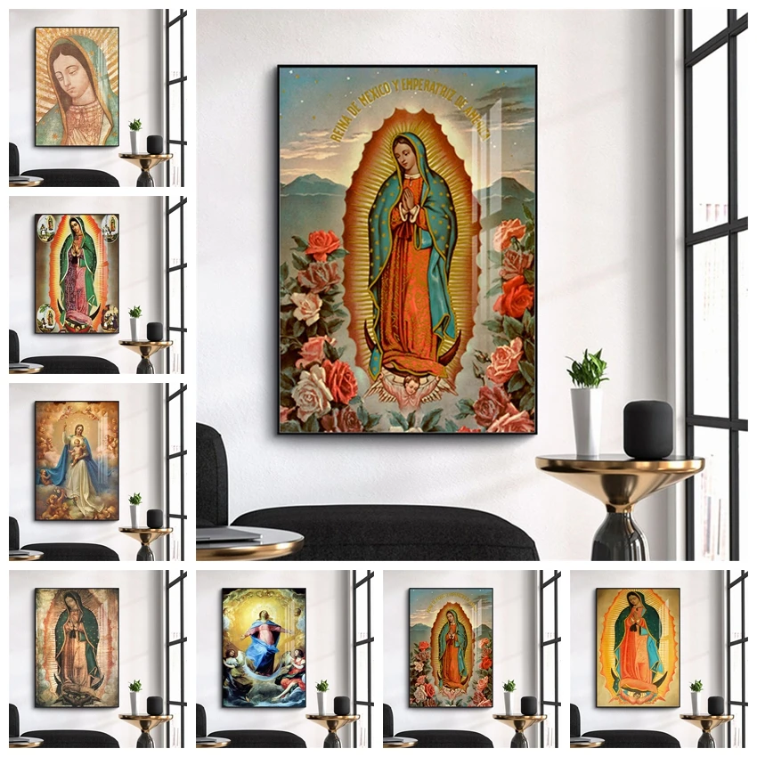 5D DIY Diamond Painting OUR LADY OF GUADALUPE Art Full Drill Cross Stitch Embroidery Picture Rhinestone Handicraft Home Decor