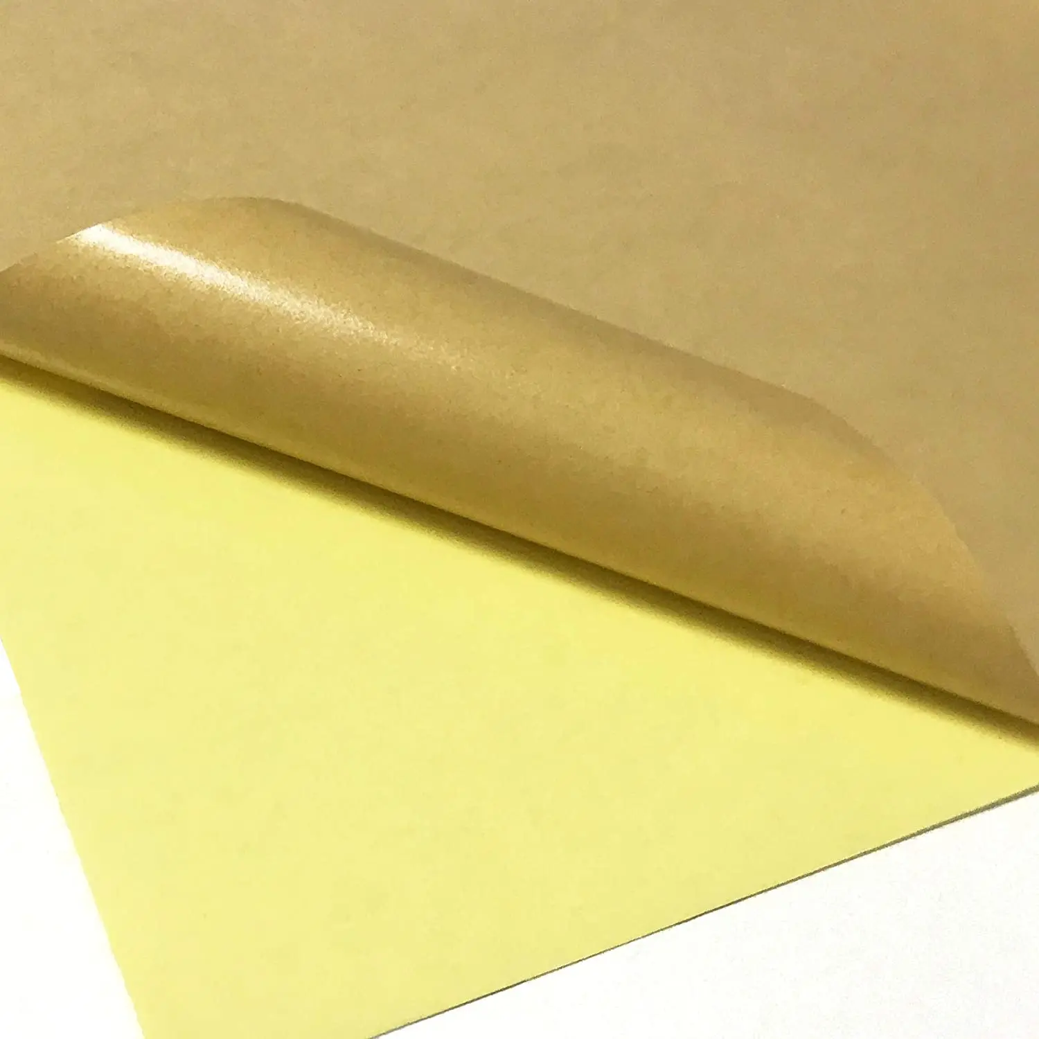 50 Sheets A4 Matte Kraft Paper Sticker Label Laser Inkjet Printer Copier Craft Self Adhesive Stickers Surface Paper Sheets