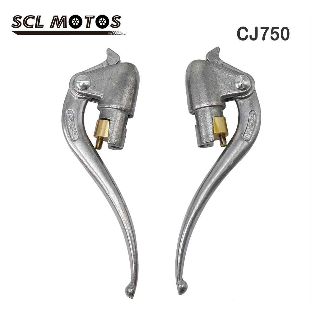 SCL MOTOS 1 Pair Motorcycle CJ K 750 Left and Right Brake Clutch Handle Lever Grips Original Motorbike Parts Accessories