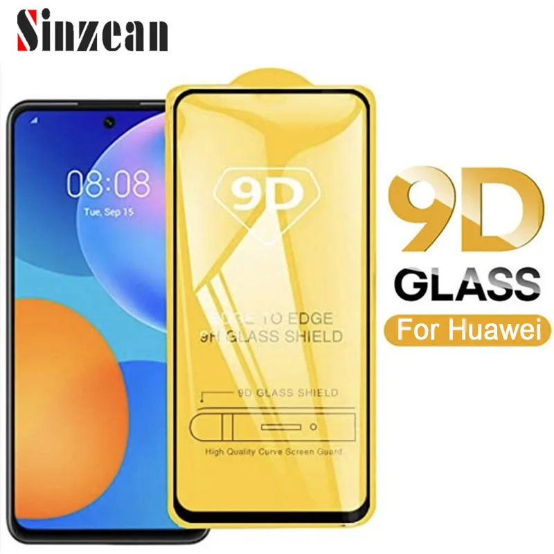 

100pcs 9D For Huawei P50/P40 lite/Mate 30 lite/P30 lite/Mate 20 lite/Mate 40/P20 Pro/P40 lite E/P20 9D Full Tempered Glass B-H