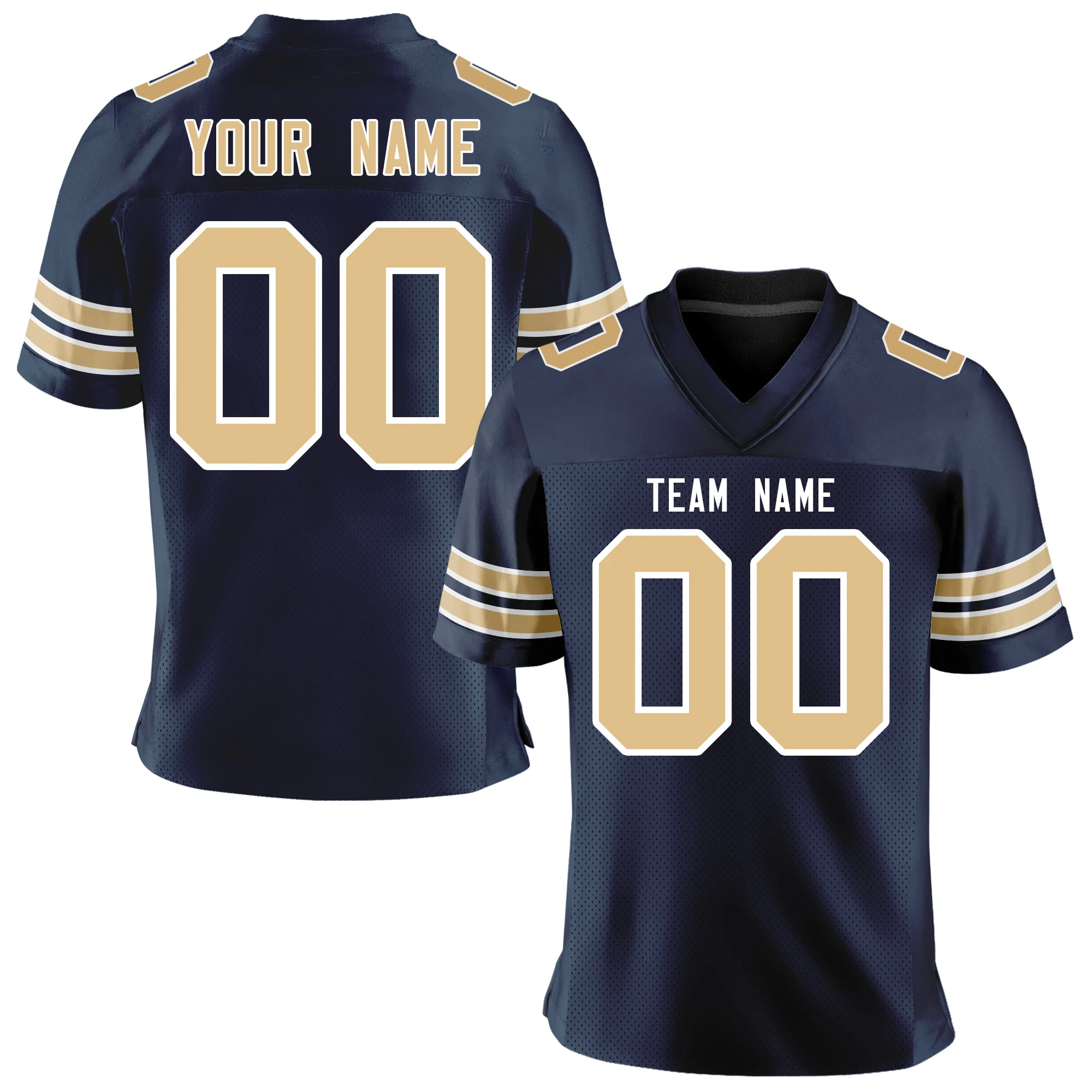 American Football Jersey Custom Sublimation Printed Team Name Number Football Shirt Men/Youth Game Training Shirt Rugby Jersey