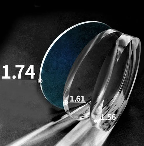 Imagen 2 del producto Lentes graduadas de resina para miopía, lentes fotocromáticas Anti luz azul, UV, 1,56, 1,61, 1,67, 1,74, UV400