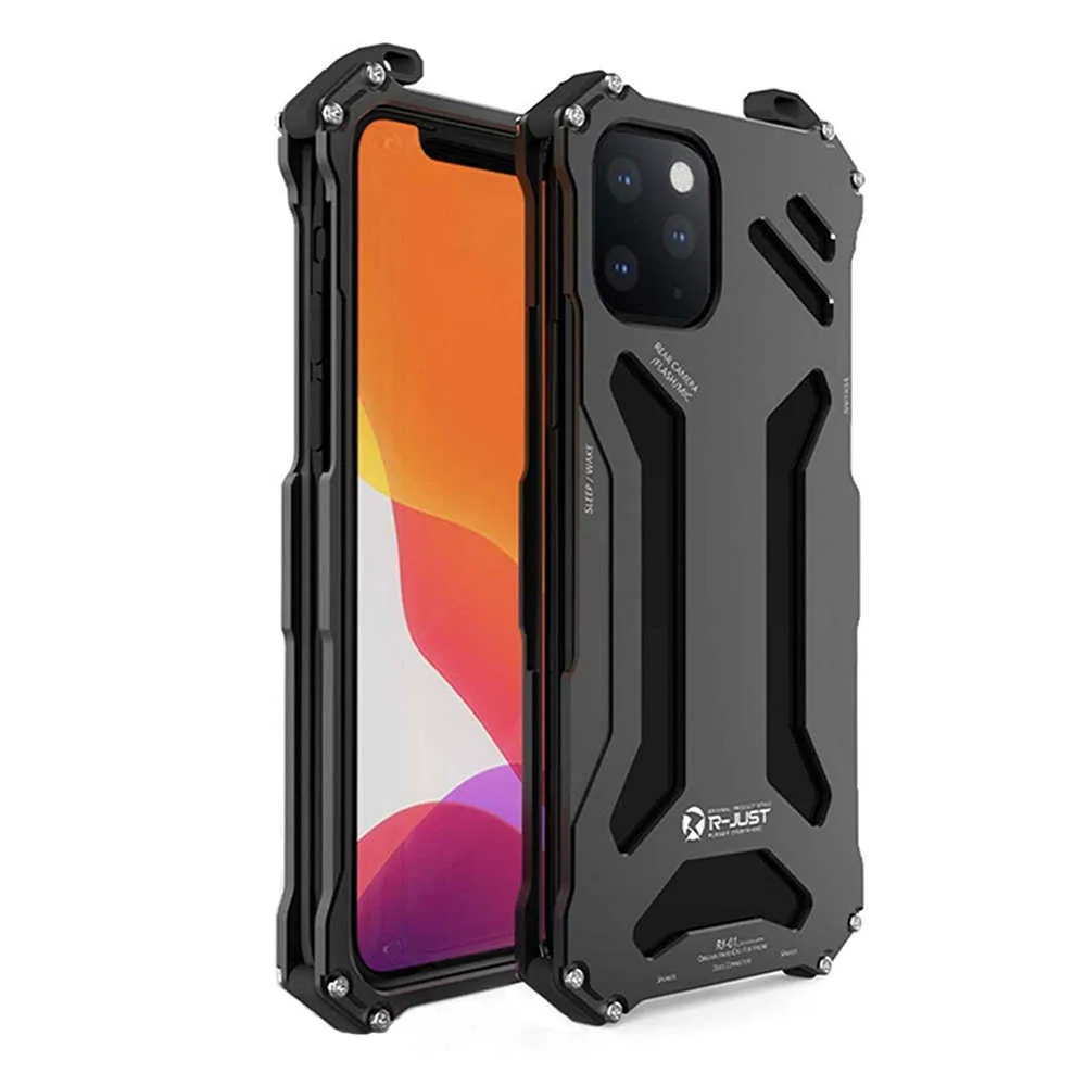 

Aluminum Bumper Metal Armor Case For iPhone 15 Plus 13 12 Pro Max Protect Cover For iPhone 11 Pro Max Hard Shockproof Fundas