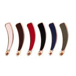 New fashion Girls Luxury Gold velvet Banana Barrettes Hair Claws Hair Accessories For Women Headwear