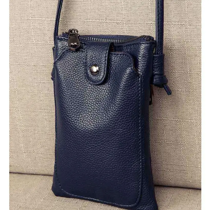 Mini bolsa de embreagem de couro genuíno para mulheres, bolsa de ombro macia, pequenos sacos crossbody, nova chegada, 2022