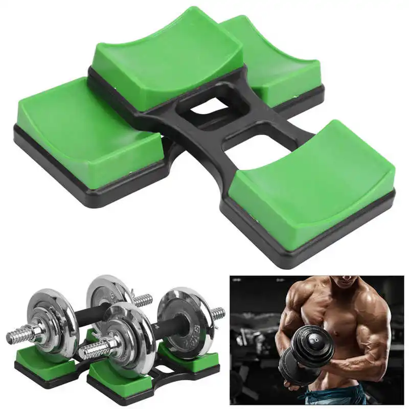 1 paar Hantel Halterung Matte Haushalts Hantel Ständer Halter Boden Schutz Halterung Indoor Gym Fitness Training Gerät Dropship