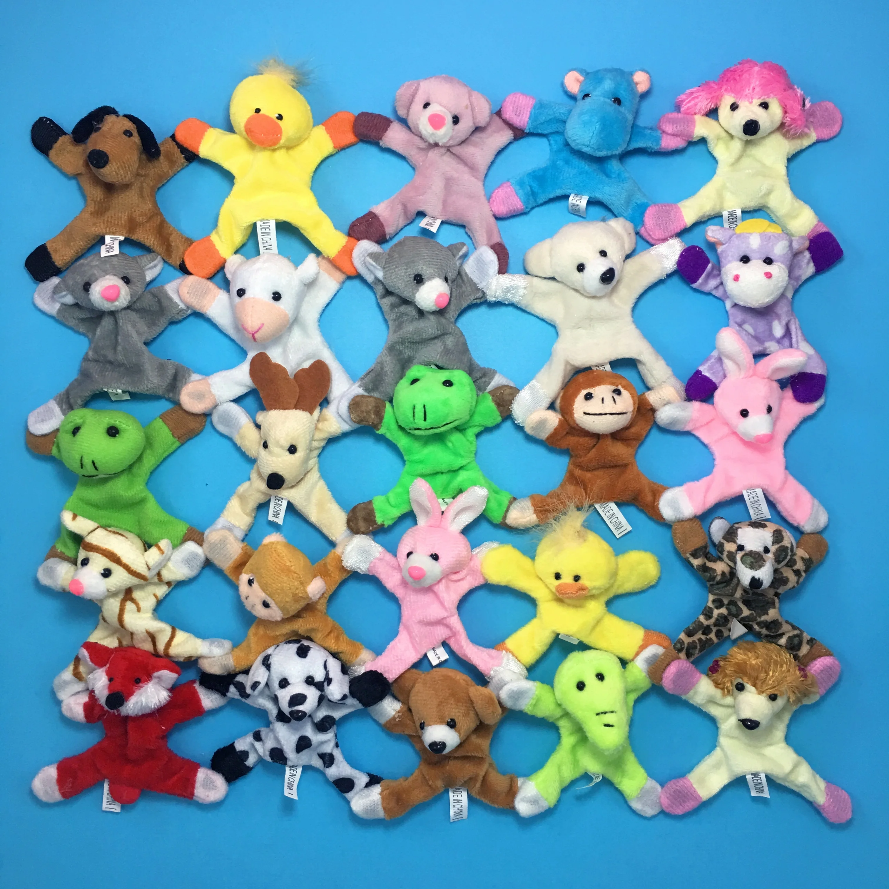 5pcs Souvenir Fridge Magnets Cartoon Cute Plush Animal Magnets For Kids Fridge Stickers Refrigerator Magnet