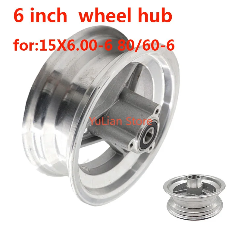 6 inch wheel hub 10 inch Electric scooter Tyre 3.50-6 for Vacuum Road tyre Brake disc for Small Harley Folding Electric scooter