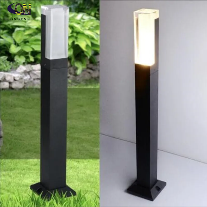 impermeavel led exterior lawn lamp piso ao ar livre jardim patio iluminacao rodoviaria cob bollard ac 220v dc 12v ip68 pcs 01