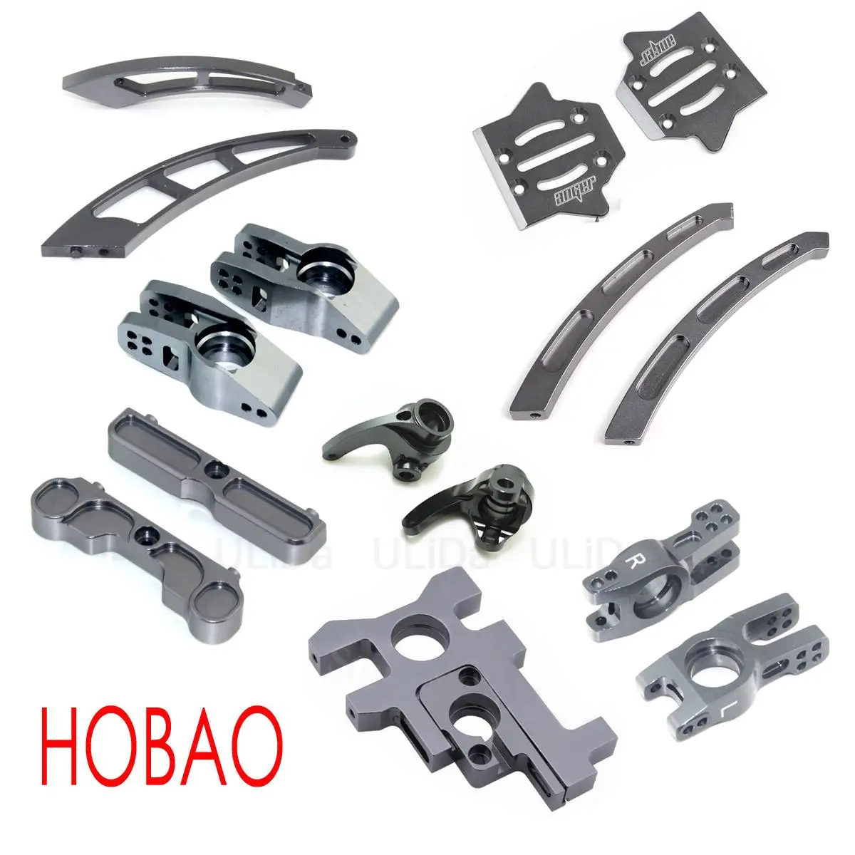 

HoBao Metal Upgrade Parts Chassis Guard Plate Rear Hub Carrier Prop UP Arm Holder Rear Axle Mount CVD for 8SC/H9 VS MT ST OP