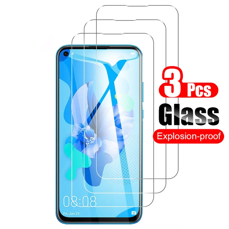 

3pcs Tempered Glass for Huawei nova 5T 5i Pro Screen Protector Protective Film