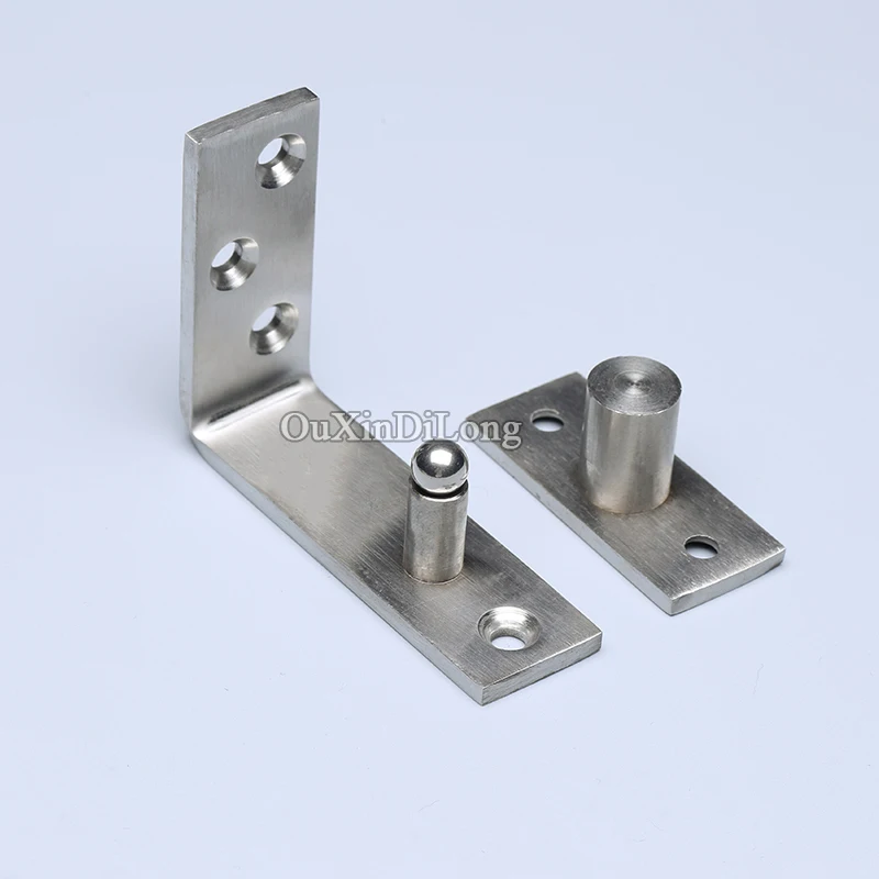 Brand New 304 Stainless Steel Heavy Door Hinges Invisible Hidden Rotary Door Pivot Hinges Install Up and Down Load-bearing 100KG