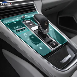 Car Interior Central Console Gear Dashboard Self Healing TPU Transparent Protective Film For Porsche Panamera 971 Accessories