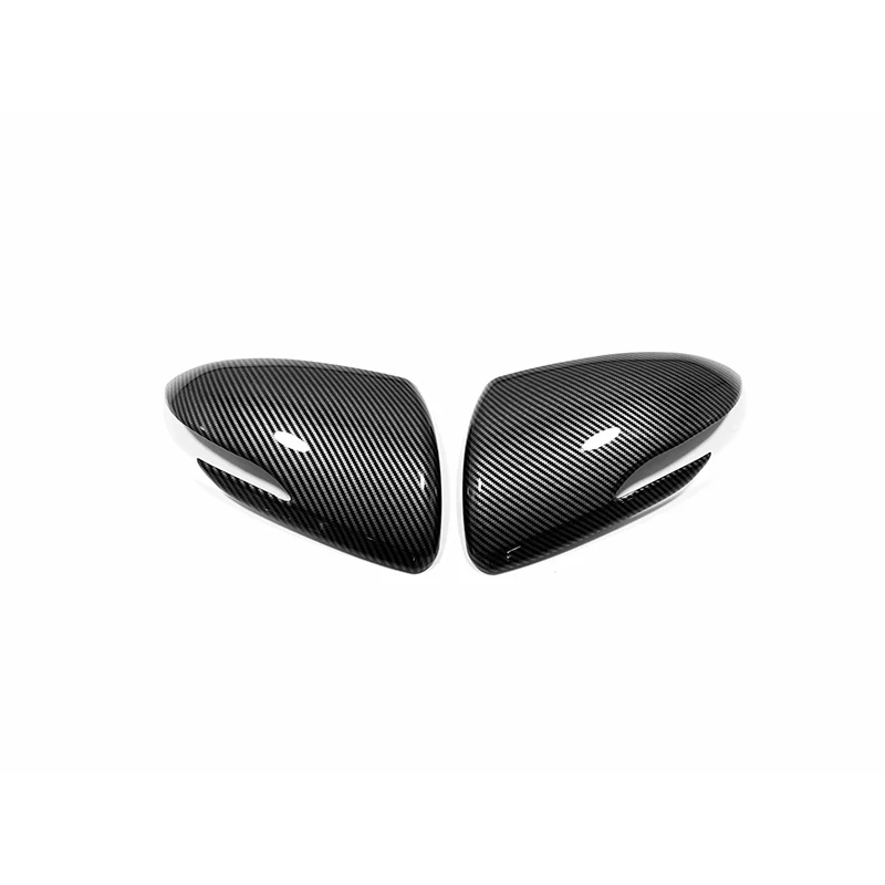 ABS Carbon/Chrome For Hyundai I30 i30 2017-2020 Accessories Car Side Door Rear View Mirror Covers Protector Exterior Decoration