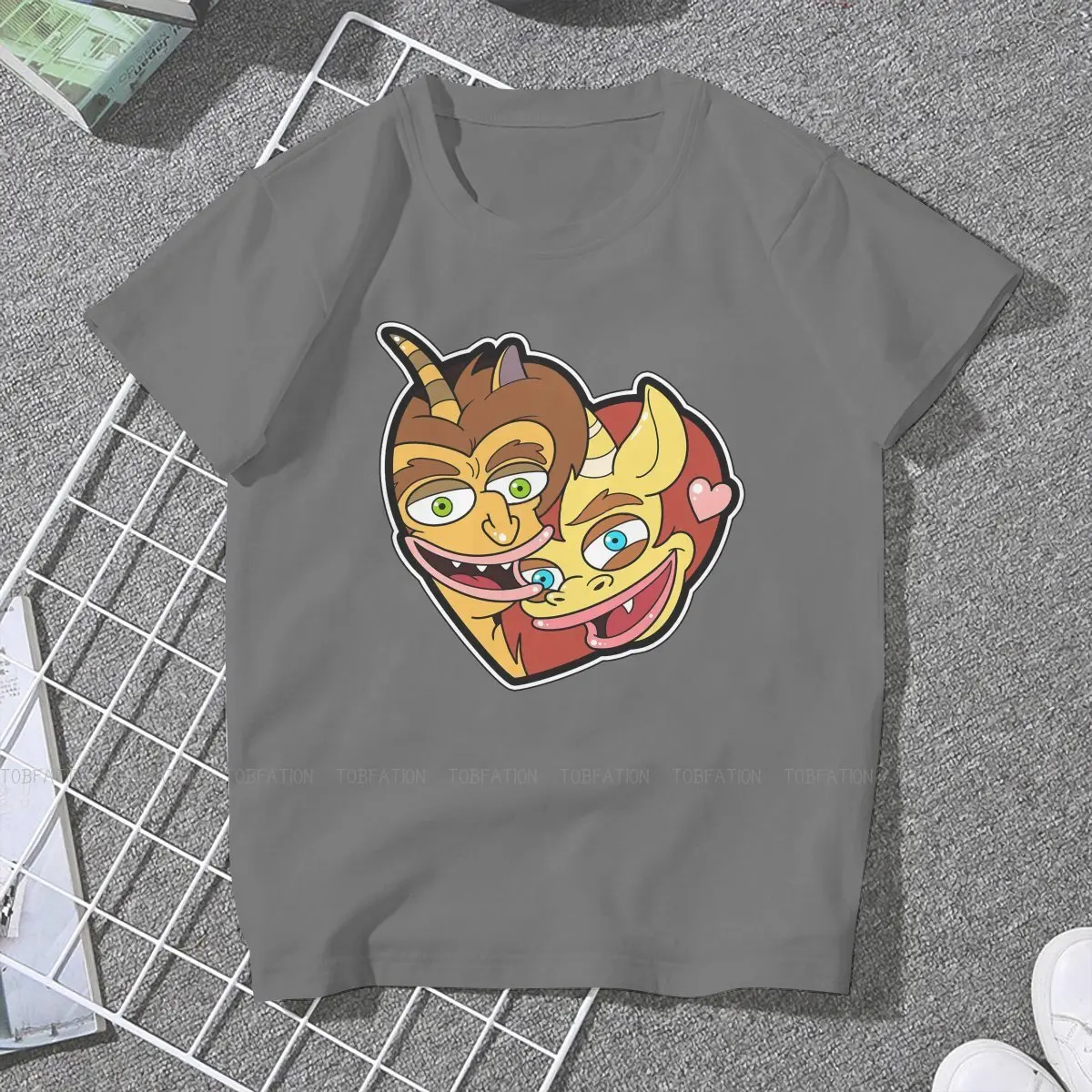 Big Mouth Comedy Love Animation Hormonal TShirt for Woman Girl 4XL Sketch Intro Essential Basic Summer Tee T Shirt  Loose