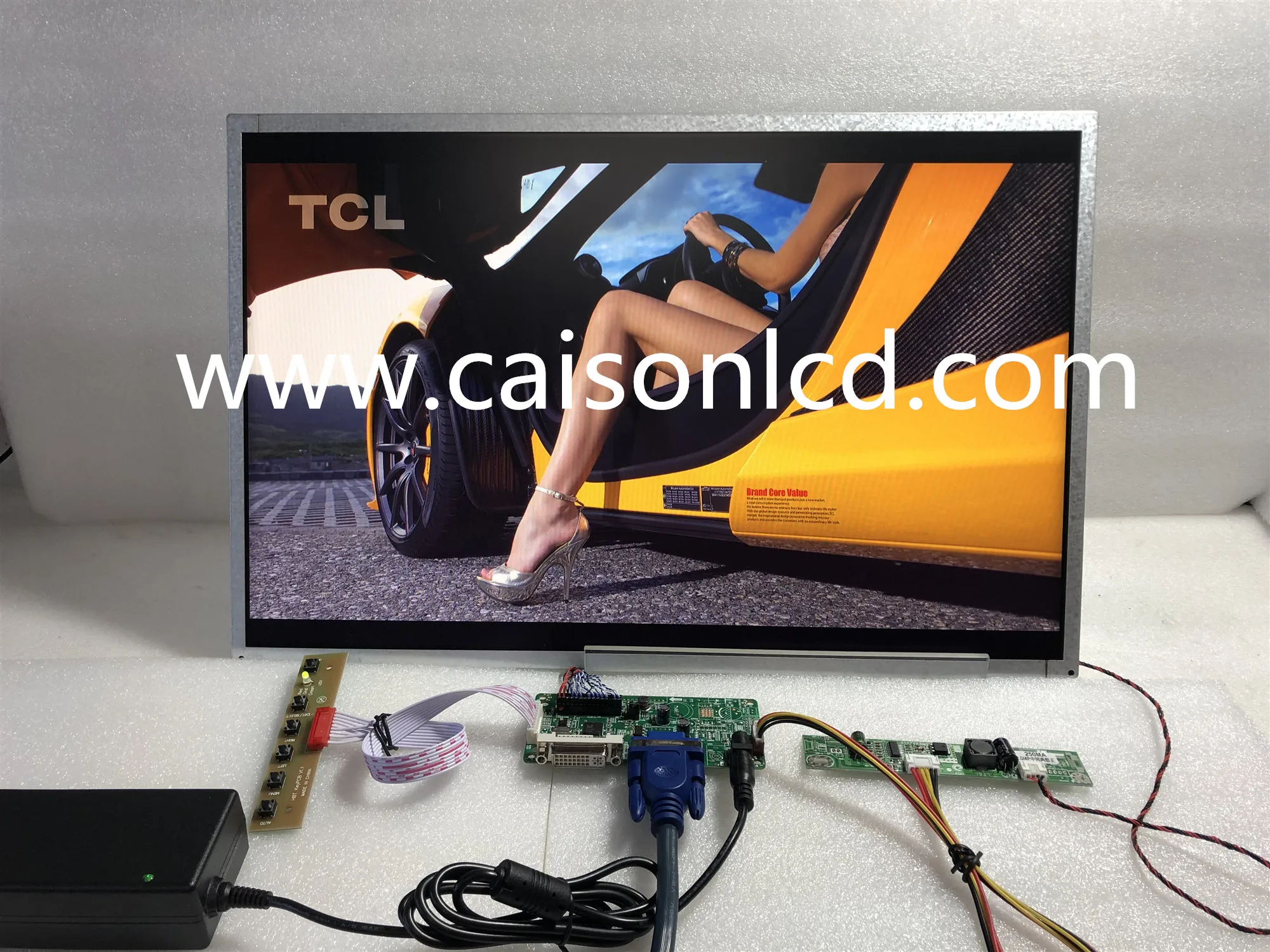 

DIY 19 inch LCD modules M190PW01 V8 with 1440*900,250cd，support DVI+VGA