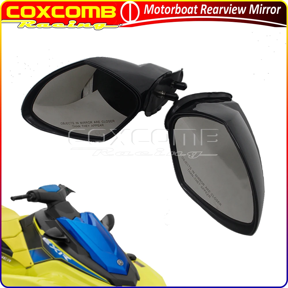 

Motorboat Rearview Mirror Jet Ski ABS Plastic Side Rear View Mirrors For Yamaha WaveRunner PWC VX 110 Deluxe VX110 Cruiser Sport