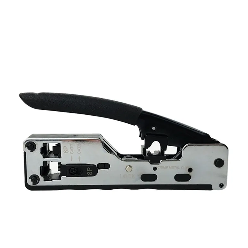 

Network Wire Stripper Crimping Tool For Cat7 Cat6 Cat5 Cable Multi-Function RJ45 RJ11 Metal Clips Network Pliers Tools