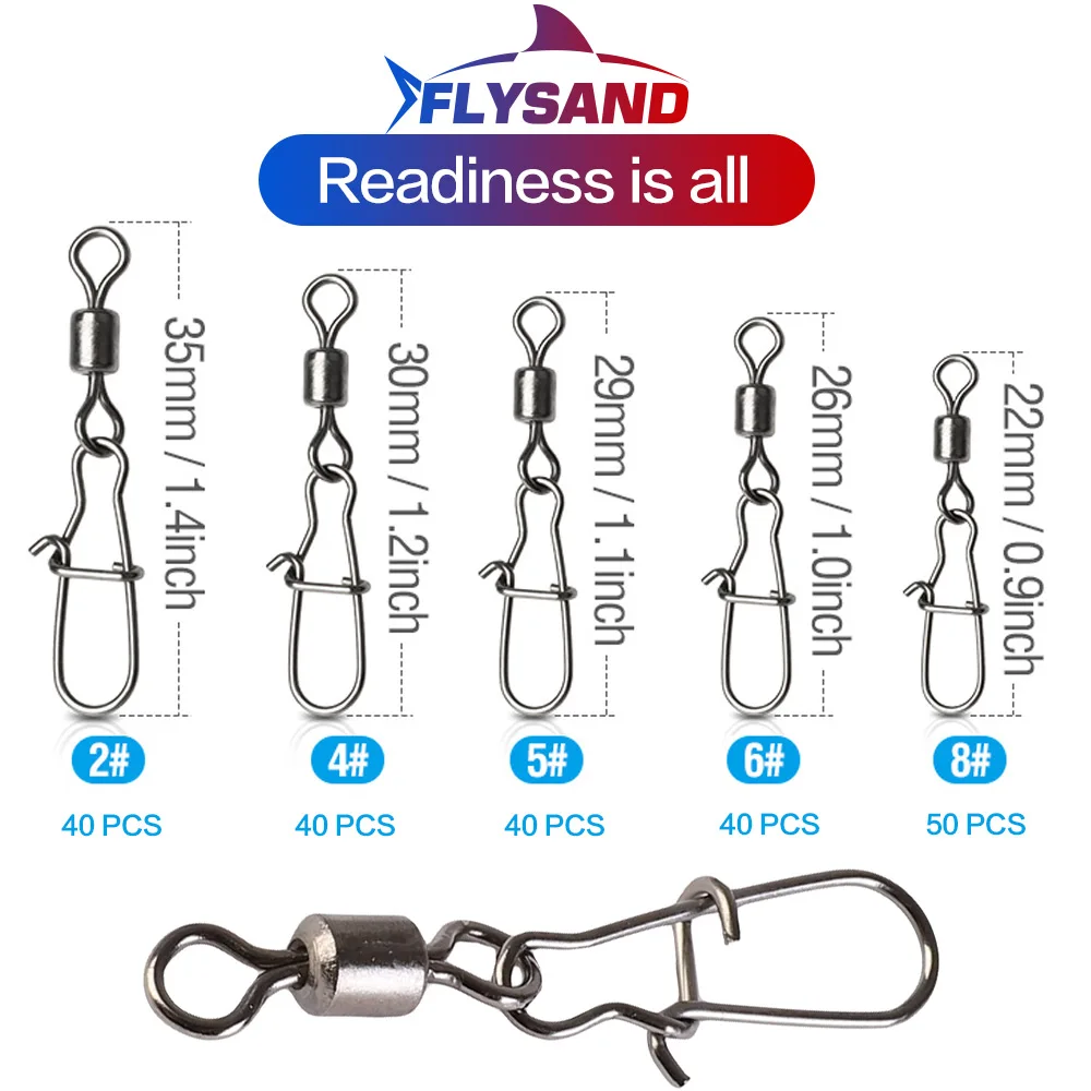 Giratorios Coastlock FLYSAND – Cierre seguro para pesca costera - imagen 5