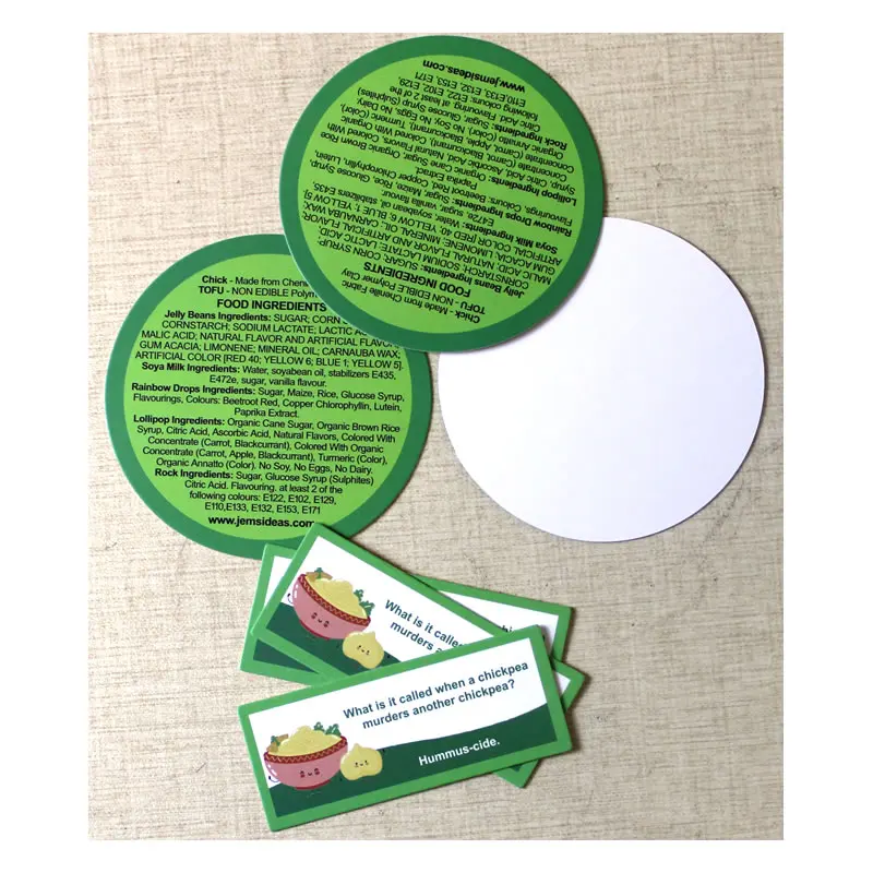 

Custom Printed Garment Paper Gift Logo, Round Swing Hang Tag Label, Price