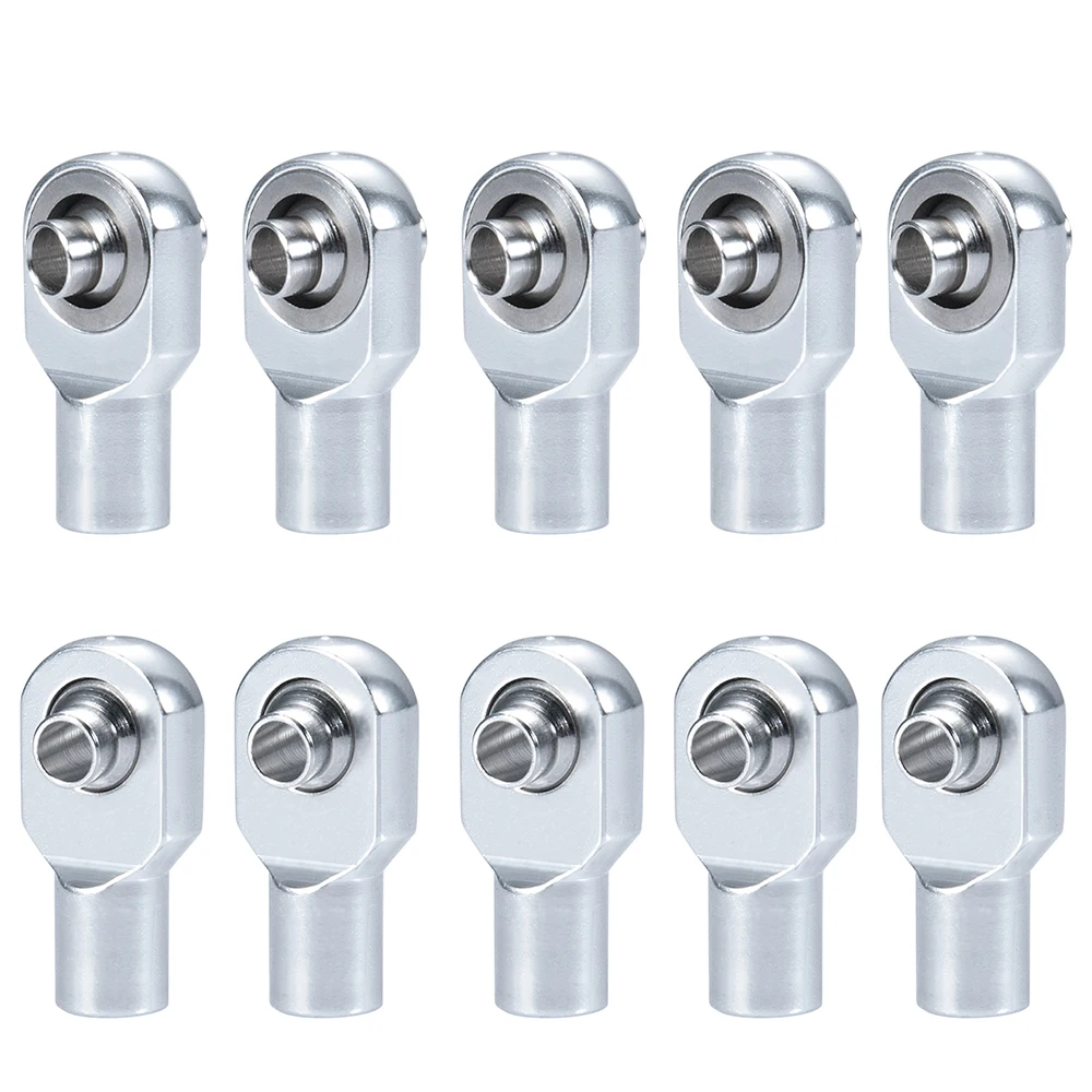 YEAHRUN 10PCS Aluminum Rod Ends Link Tie Ball Joint M3 Ball Head for 1/10 Telluride & Stampede & Slash & Rustler Parts