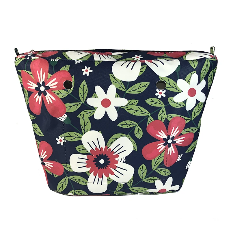 New Floral Border Waterproof Inner Lining Insert Inner Pocket For Classic Mini inserts interior for o bag accessories handbags