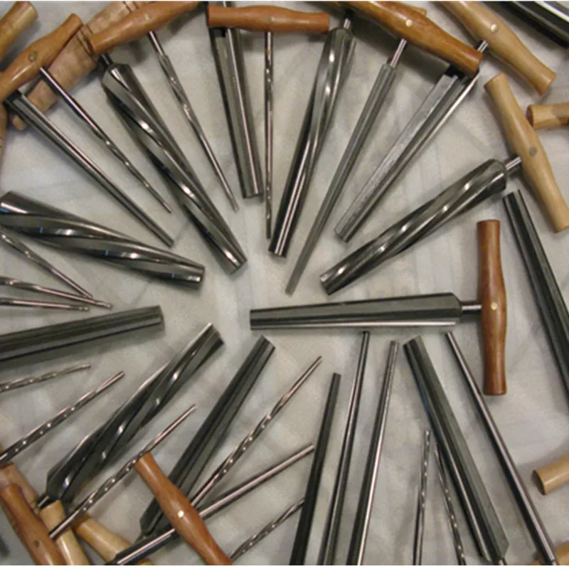 Hss reamer for model 1/4 - 4/4 violin / viola / violoncello shaft tool straight flute & sprial Cello-making hand reamers