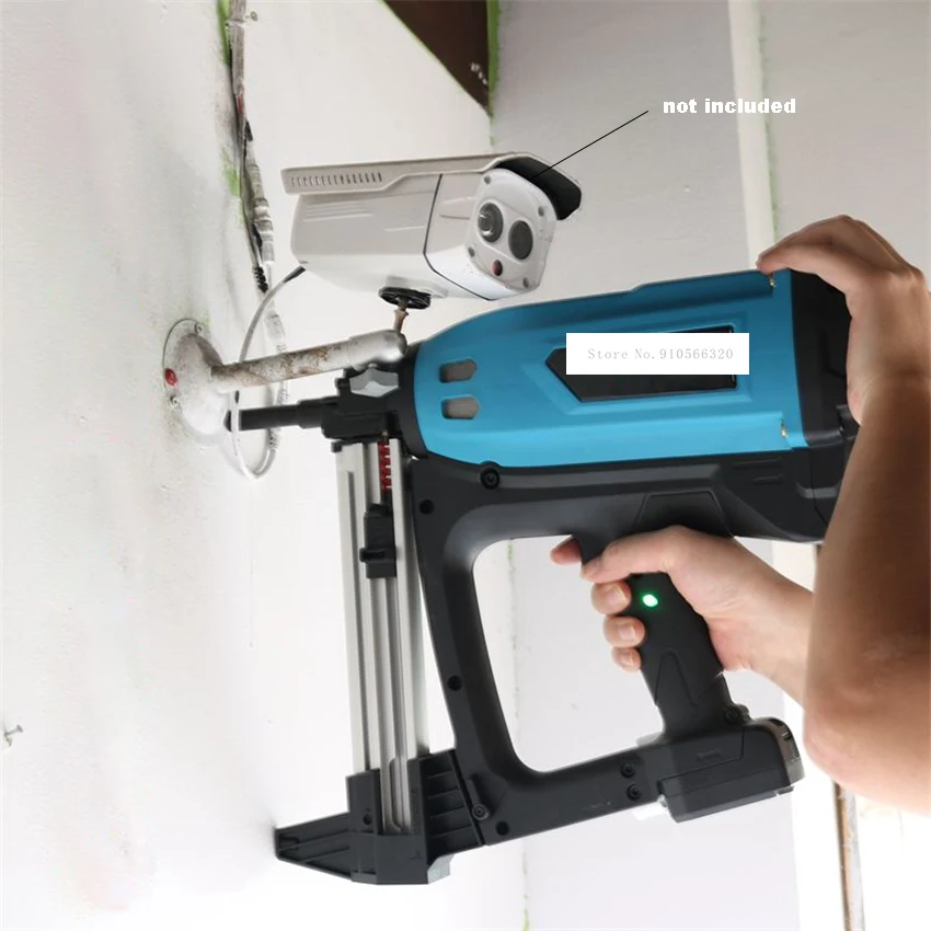 GSN50 Electric Nail Gun Doors And Windows Concrete Nailer Cordless Framing Staple Gun l Light Weight Portable With Plastic Case
