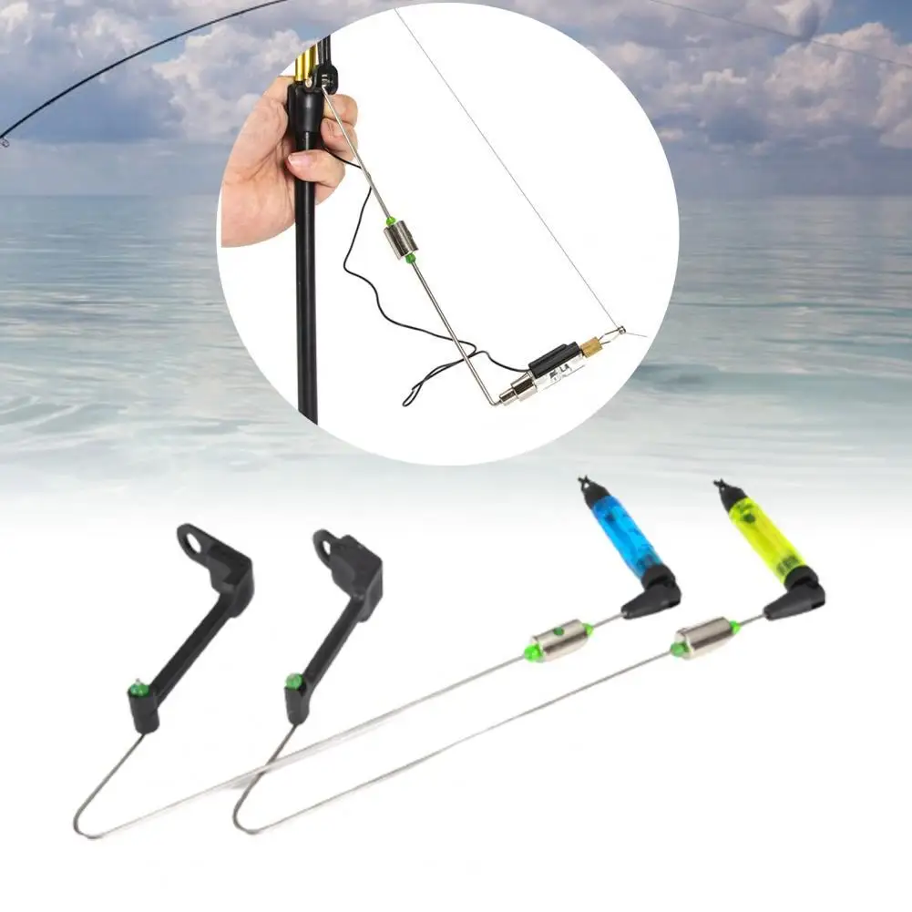 

Fishing Swinger Portable Lightweight Fishing Bite Bell Wobbler Stainless Steel Alarm Hanger for Carp