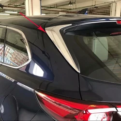 For Mazda CX-9 CX9 2016 2017 2018 ABS Chrome Exterior Accessories Rear Window Side Triangle Decoration Cover Trim Styling 2PCS