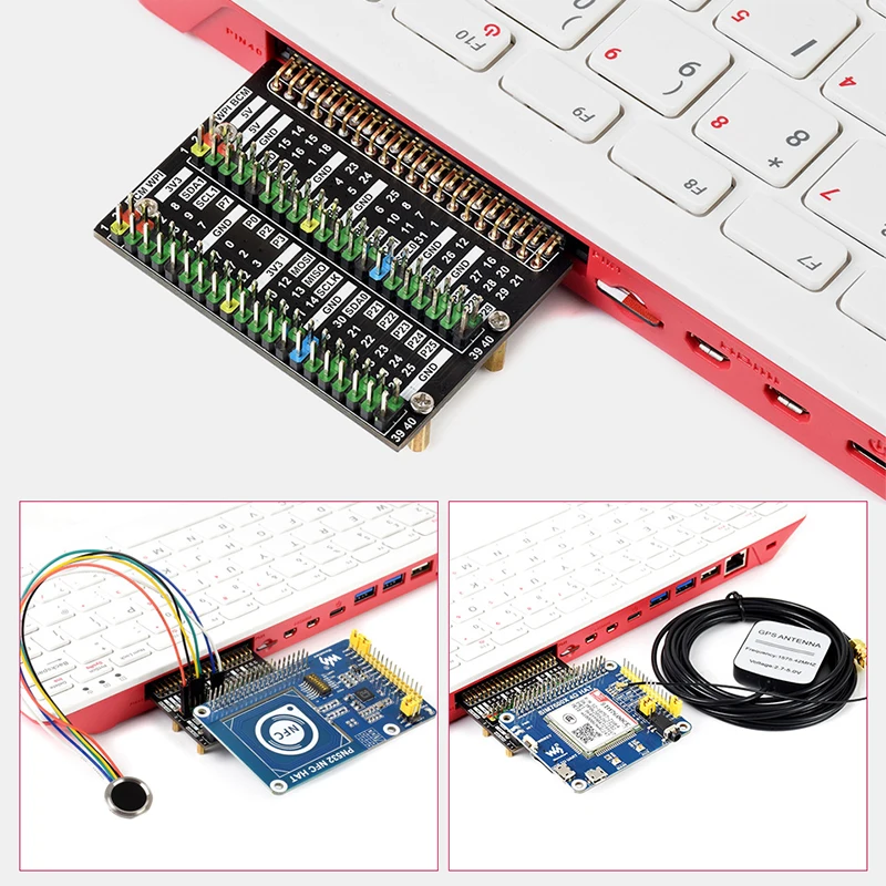 Picture 4: Raspberry Pi 400 GPIO Header 2x40 Pin GPIO Expansion Board for Raspberry Pi 400