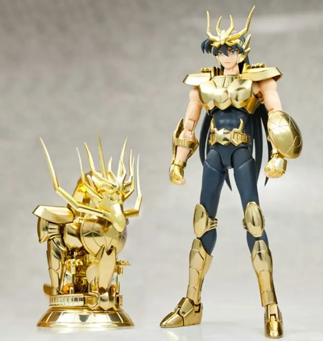 Original Tamashii Golden Dragon Shiryu Ex Cloth EX 30TH Anniversary Limeted Action Figure model