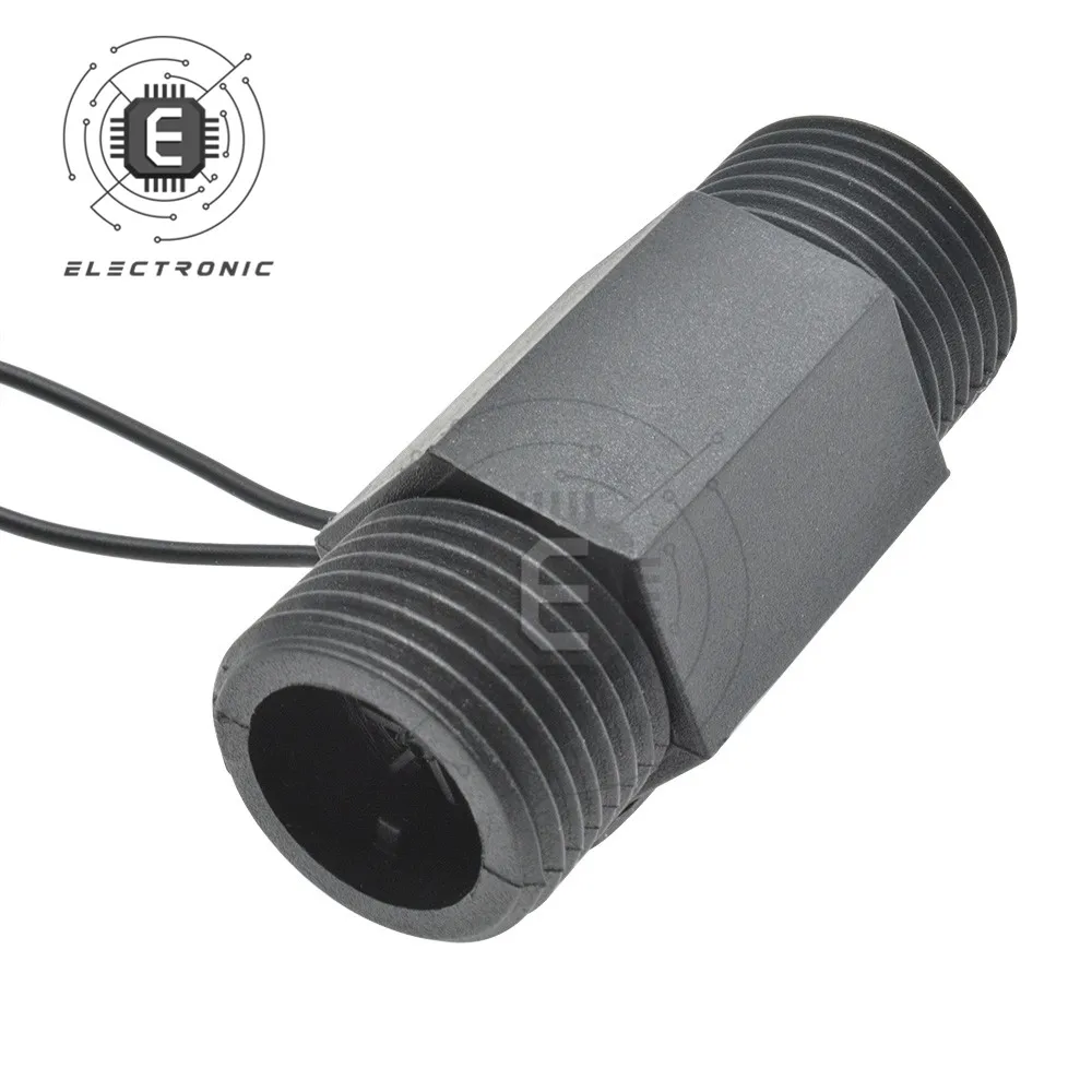 AC 220V 3A 22mm Plastic Vertical Horizontal Magnetic Water Flow Switch Self-cleaning Flow Sensor