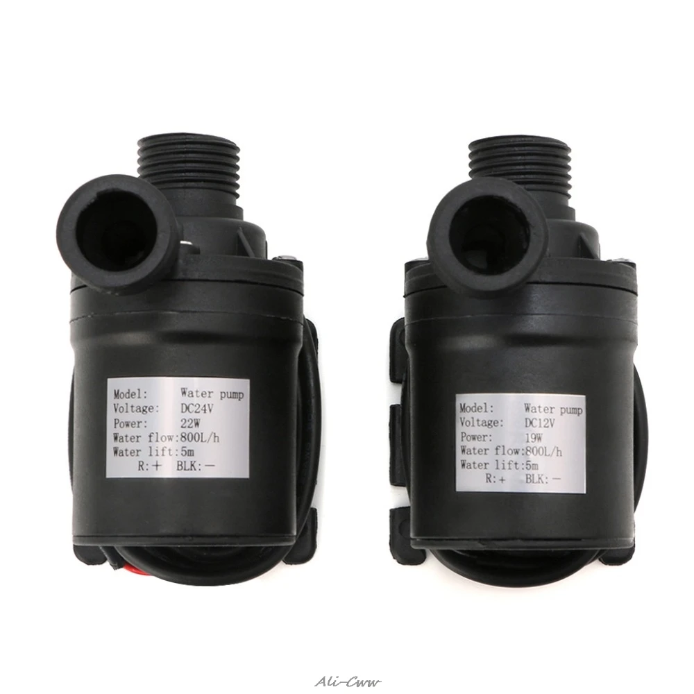 800L/H 5m DC 12V 24V Solar Brushless Motor Water Circulation Water Pump Submersibles Water Pumps