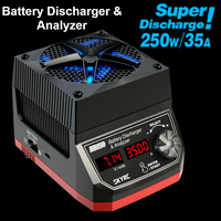 SKYRC BD250 Battery Discharger & Analyzer for RC LiPo Battery LiPo LiFe LiHv 2-8S,NiMH NiCd 6-23S,Pb(Lead Acid) 6-32V, 250W 35A