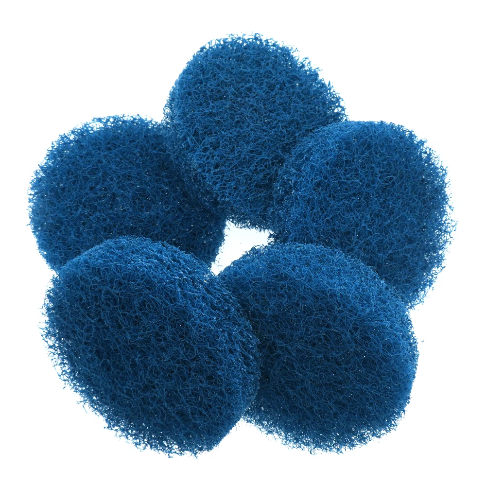 

5Pcs 4Inch 100MM Blue Polishing Sponge Buffing Cleaning Kit Scouring Scrub Pads Compound Auto Polisher Kitchen Bathroom Car