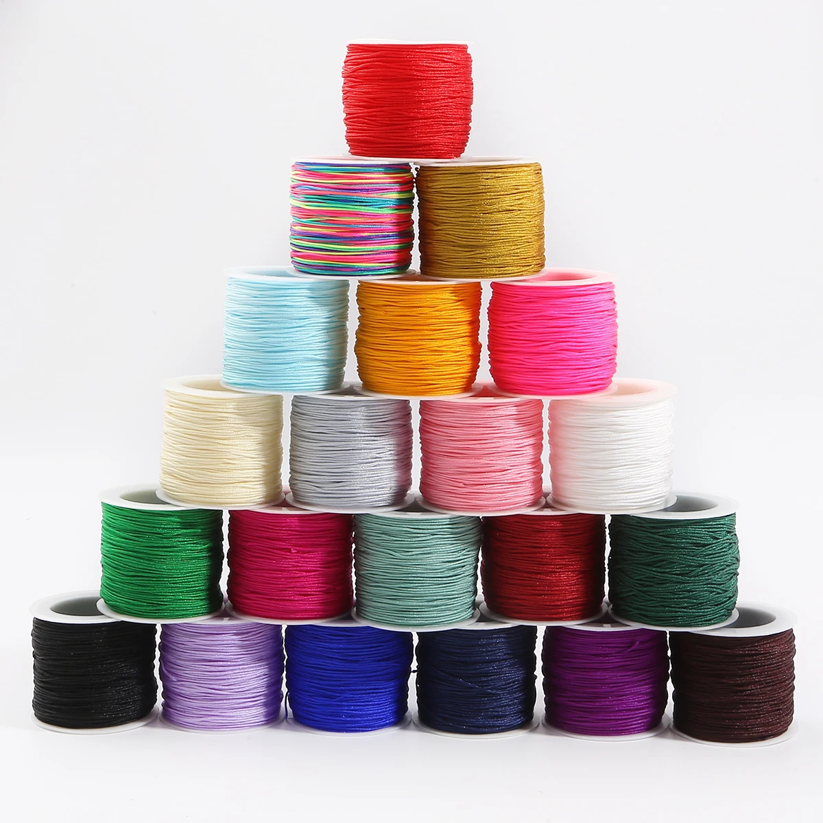 

40m/lot 0.8mm Cotton Knotting Macrame Cord Nylon Thread String DIY Beading Braided Bracelet Jewelry Making