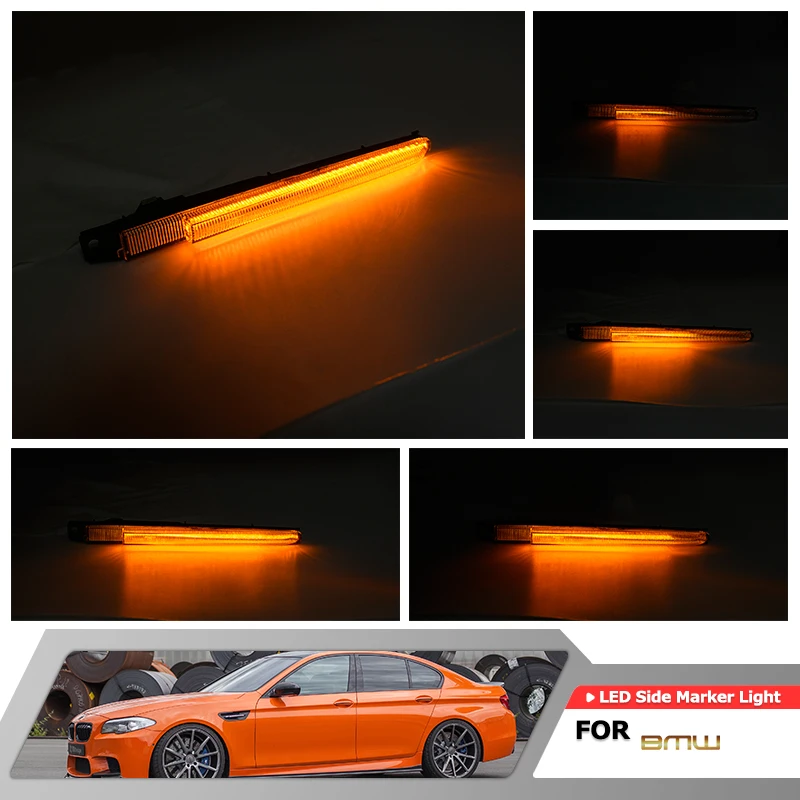 For BMW 5Series F10 M5 1Series E82 M Coupe E70 X5 M E71 X6 M Dynamic Led Side Mirror Turn Signal Sequential Indicator Blinkers