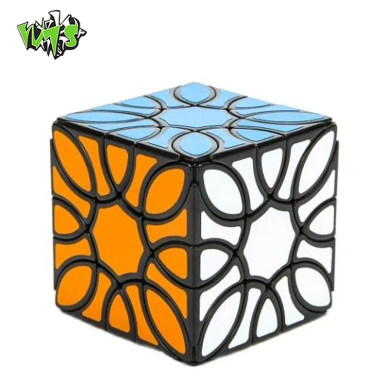 Lanlan Sunflower Magic Cube 3x3 Speed magic Cubo Magico stickers  3x3x3 baby kids toys collection educational cube puzzle lanlan