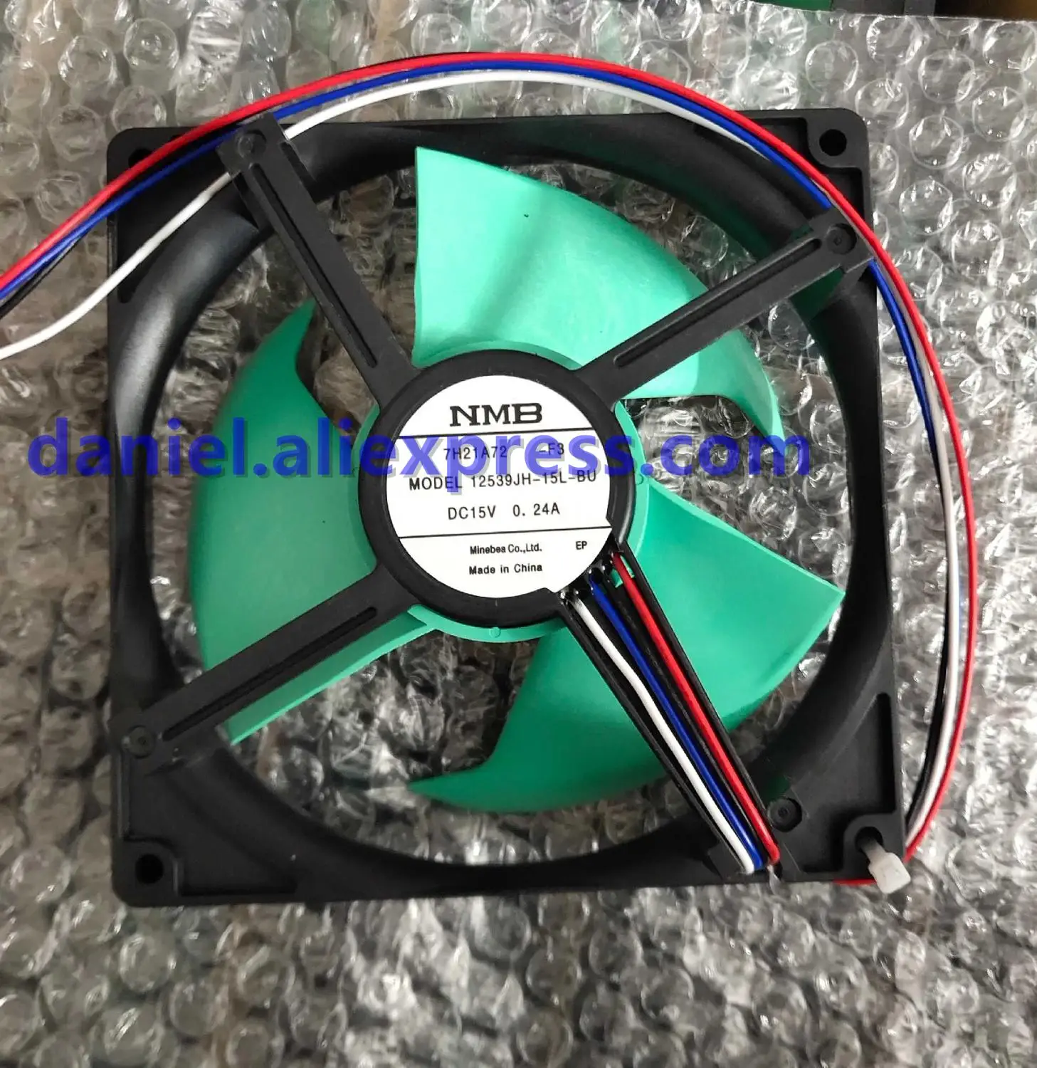 

Original 12539JH-15L-BU DC15V 0.24A Refrigerator Cooling Fan