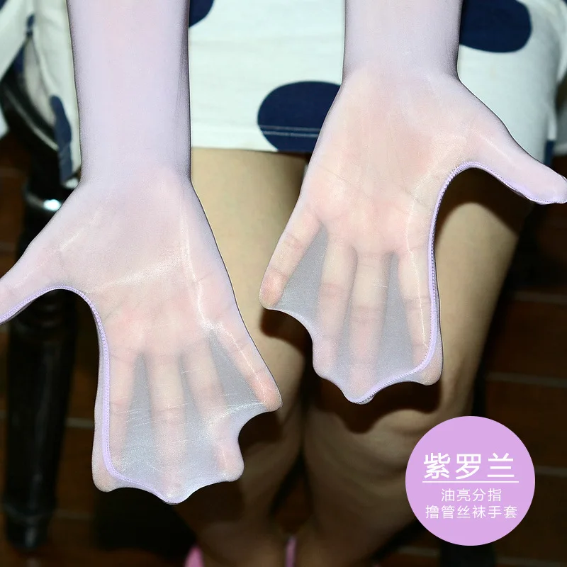 Sexy Spitze Dünne Transparente Hohl Atmungsaktive Lange Handschuhe Nahtlose Hohe Elastizität Solide Frauen Mann Weiß Schwarz Strumpf Handschuhe