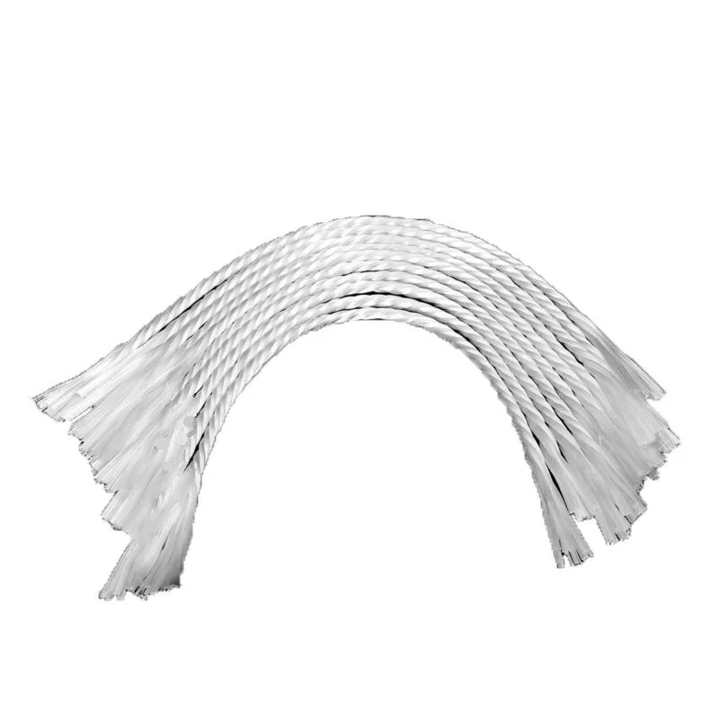 White Fiberglass Wicks para Velas de Aniversário, Lâmpadas de Óleo DIY Smokeless, Candle Making Supplies, Diâmetro 1-6mm, 19cm, 10 PCs