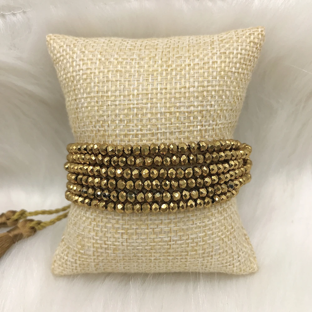 BLUESTAR Chic leaves Bracelet MIYUKI Bead Bracelets For Women Handmade Crystal Woven Jewelry Armband 2021