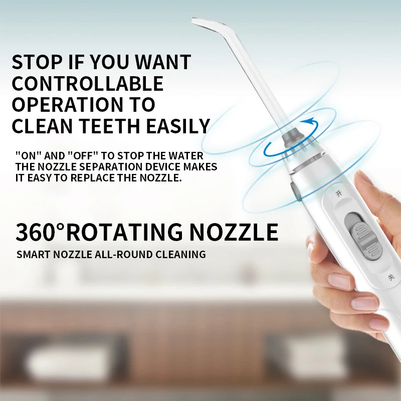 V700 Plus sentuhan pintar untuk memulai perangkat pembilasan rumah, perangkat cuci, perangkat pembilasan gigi benang air 100-240V 50/60Hz